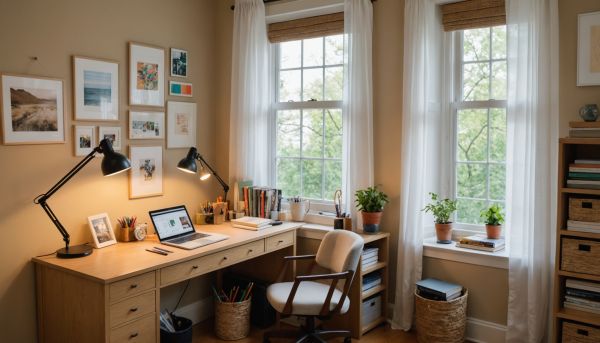 Aménager un coin créatif dans votre chambre avec des idées pratiques